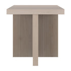 Hudson&Canal Boden 22"W Square Side Table - Alder White-Finished in wood-look alder white