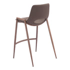 Zuo Desi Counter Stool - Brown/Walnut - Set of 2-7