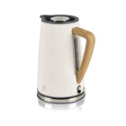 Westinghouse Nordic Collection Electric Kettle - Faux Wood Design - Black-Rapid Boiling: The 1500 watt boiler brings a full pot of water to boil in just 2 minutes, so you can quickly enjoy your hot drink.