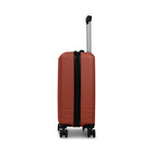 Reebok Repetition 21.5" Hardside Carry-on Luggage - Red-Telescopic trolley handle with multi-stage locking heights