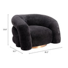 Zuo Havn Accent Chair - Black-6