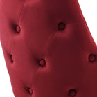 Modway Adorn Tufted Performance Velvet Dining Side Chair - Maroon-8
