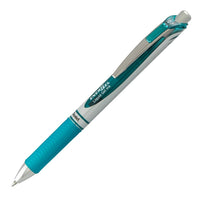 Pentel EnerGel Liquid Gel Refillable Grip Pen - Retractable - 0.7mm - Turquoise Ink-Quick-drying gel pen