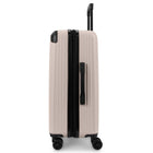 Swiss Mobility JFK Collection 26" Hardside spinner luggage - Dessert Grey-Lined interior with dividing panel, practical pockets, and tightening straps to keep content organized and in place