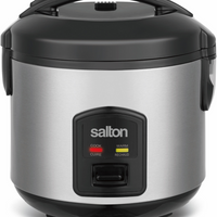 Salton Automatic 8 Cup Rice Cooker & Steamer-Steaming basket included 