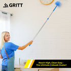 Gritt Commercial Cobweb Duster Brush with 6' Telescopic Pole-Duster Length: 6 11/16""