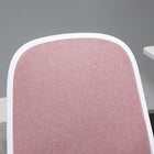 Vinsetto Breathable Rocker Office Chair with Liftable Armrests - Pink-Adjustable seat height can match your desk or your sitting habit
