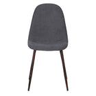 FurnitureR - Fabric Dining Chair - Grey - 4 Pack-6