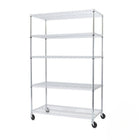 Seville Classics 5-Tier Heavy Duty Shelving - 72" H x 48" W x 24" D-Shelf material: steel