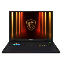 MSI Raider 18 HX AI 18" Gaming Laptop - Intel Core Ultra 9 285HX - RTX 5090 - 2TB+2TB SSD - 64 GB RAM - Windows 11 Pro-Intel Core Ultra 9 285HX 