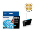 Epson T212 Ink Cartridge - High Capacity - Cyan-Brilliant prints on both plain and glossy paper