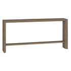 Hudson&Canal Osman 64"W Console Table - Antiqued Grey Oak-A modern contemporary design for your entryway, living room, den, and more