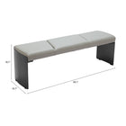 Zuo Mur Bench - Grey-7