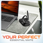 Delton 90X Ultralight Wireless Noise Canceling Bluetooth Headset - Black-Features fast charging capabilities with a Type-C cable or portable case, offering a full battery recharge in just 3 hours.