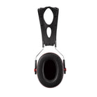 3M Pro-Grade Earmuffs - 30 dB NRR - Black/Red-Flexible headband adjusts to multiple head sizes
