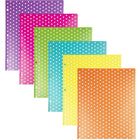 JAM Paper Plastic Colour POP Folders - 2 Pocket Durable Folders with 3 Hole Punch - Assorted Polka Dot Colours - 6 Pack-Polka Dot Colours: Blue, Orange, Yellow, Green, Pink and Purple