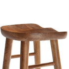 Modway Saville Backless Wood Bar Stools - Walnut - Set of 2-9