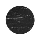 Modway Lippa 20" Round Faux Marble Side Table - Black-Assembly Required