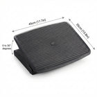 ShoppingAll Ergonomic Under Desk Footrest with Angle Adjustment - Black-6