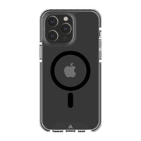 AXS PROShield Plus MagSafe Compatible Drop-tested Clear Case for Apple iPhone 14 Pro Max - Black-Sleek reinforced corners maximize shock absorption