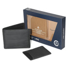 Club Rochelier Men's Billfold Wallet with Removable Card Holder - Black Combo-1 Bill compartment
