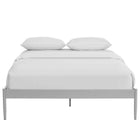 Modway Elsie Queen Bed Frame - Grey-Non-Marking Foot Caps