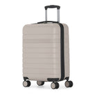 Bugatti Lisbon Carry-on Hardside Luggage - Latte-Our suitcases feature a signature lined interior, complete with a dividing panel and tightening straps, ensuring your belongings stay secure