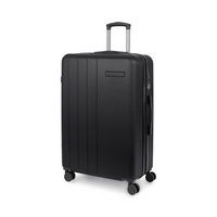 Bugatti Bordeaux Hardside Spinner Luggage - 30" - Black-Made of ABS/PC