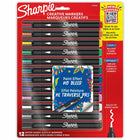 Sharpie Creative Markers Water-Based Acrylic Markers - Bullet Tip - Assorted Colours - 12 Pack-Layer up and blend colors with your art marker just like watercolor