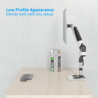 SHOPPINGALL Pack of 2 Steel Desk Reinforcement Plate for Fragile Tabletop- SA-A83-White-Compatible with Most Monitor Mounts 