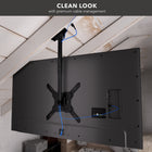 Mount-It! Full Motion Height Adjustable Ceiling TV Mount-Perfect for bars, theaters, schools, hospitals, airports, lobbies, hotels, manufacturing facilities, and even your living room or bedroom