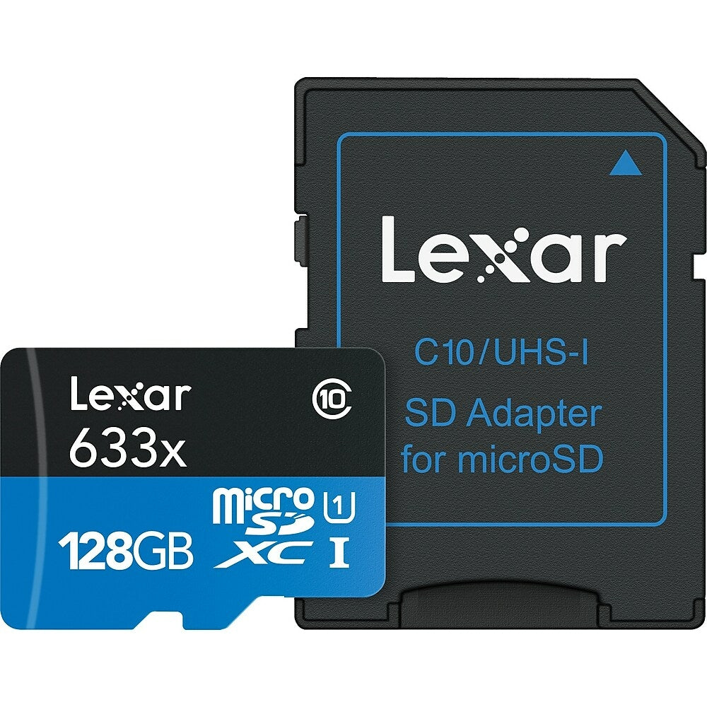 Lexar 128 GB 633X Micro SDXC High Speed Memory Card | staples.ca