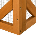 PawHut 71" L Catio Outdoor Cat Enclosure - Orange-Suitable for cats, rabbit, dogs, and other small animals 