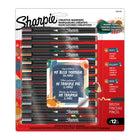 Sharpie Creative Markers - Brush Tip - Warm Tones - 12 Pack-Creative markers with a paint-like ink that won't bleed through paper