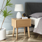 Modway Render End Table - Oak-Accent Table For Entryway