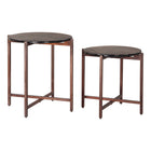 Zuo Gema Coffee Table - Bronze - Set of 2-Colour: Bronze