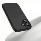 LBT Gel Grip Silicone Case for iPhone 16 - Black-Made from high quality Thermoplastic Polyurethane (TPU), scratch resistant material protects your phone and case from scuffs and scratches