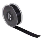 JAM Paper Double Faced Satin Ribbon - 7/8" W x 25 yd. - Black-Size: 0.875" x 25 yards