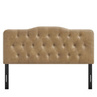 Modway Annabel Faux Leather Queen Headboard - Toast-Assembly Required