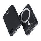 Kopplen 15W Thin Magnetic Power Bank with Digital Display-Its slim, lightweight design makes it easy to slip into your pocket, bag, or backpack—ideal for travel, commutes, or everyday carry. Whether you're heading to work, the gym, or a weekend away, this power bank is built to keep you connected