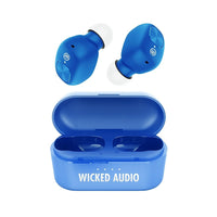 Wicked Audio Hiro True Wireless Blue-True Wireless Ear Buds