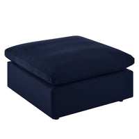 Modway Commix Sunbrella Outdoor Patio Ottoman - Navy-Outdoor Patio Ottoman