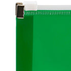 JAM Paper Plastic Envelopes with Zip Closure, Letter Booklet, 9.5 x 12.5, Green Poly, 12 Pack (218Z1GR)-Opening: booklet