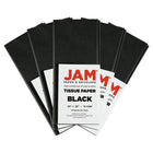 JAM Paper Tissue Paper - Black - 50 Sheets-Elegant wrapping accessory for gifts, gift baskets, decorating, and more!