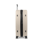 Bugatti Bordeaux Hardside Spinner Luggage - 30" - Beige-Zipper-release expansion system for 20% more packing space