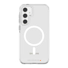 AXS Crystal Shield D3O Case MagSafe Compatible for Samsung Galaxy S23 FE - Clear-Anti-UV material offers a crystal clear design displaying the original design of your phone