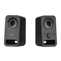 Logitech Z150 Stereo Speakers-6 Watts Peak/3 Watts RMS power delivers clear stereo sound from the dual 2” driver design