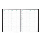 Brownline 2027 EcoLogix 14-Month Monthly Planner with Twin-Wire Binding - 11" x 8-1/2" - Assorted-Assorted Colours