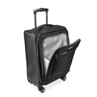 Ricardo Beverly Hills Avalon Softside 21" Carry On - Black-360° dual spinner wheels — Smooth, effortless multi-directional gliding across airport floors and other travel surfaces.