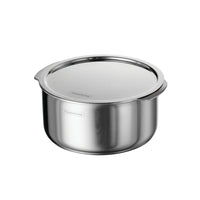 Tramontina Utsava Tri-Ply Clad Stainless Steel Covered Tope Patila-Crafted for Tradition: Tri-ply clad construction delivers even heat, ideal for Indian dishes that celebrate your heritage